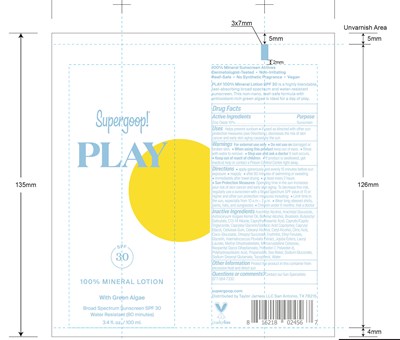 100% Mineral Lotion Spf 30 Tube (Play 100 Mineral Lotion Spf 30 100ml Tube)
